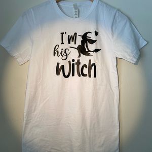 Halloween Couples Shirt For Women - “ I’m His Witch”